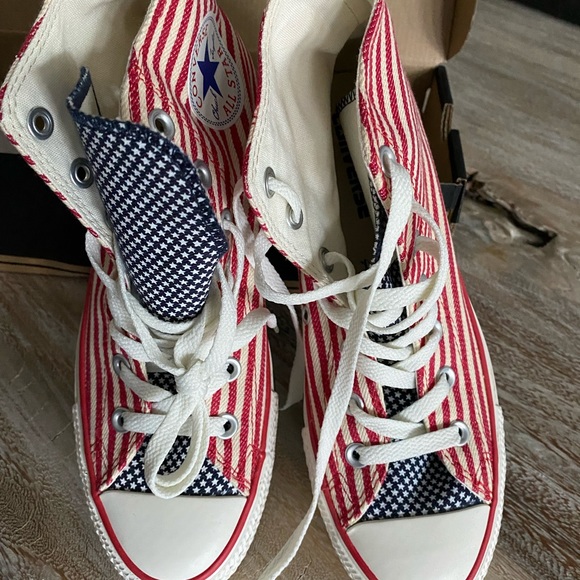 Converse All Star High~Top W8/M6 - Picture 2 of 4